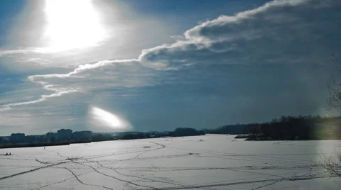 Clouds attacking Stock Footage 1070205