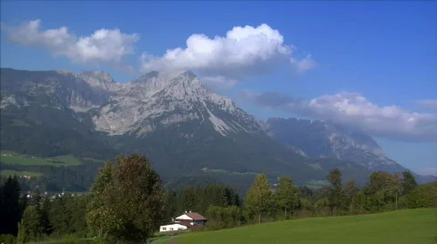 Clouds in austria alp time lapse Vidéo 536743