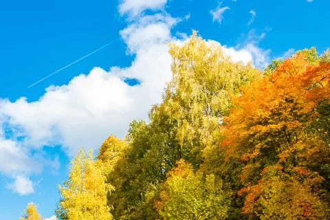 Clouds in autumn Stock Photos