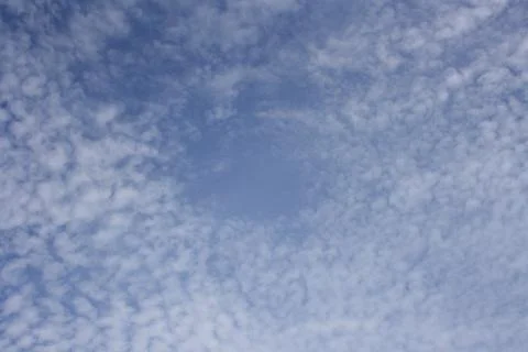 Clouds on the autumn sky. Stock Photos