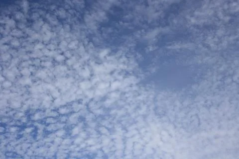 Clouds on the autumn sky. Stock Photos