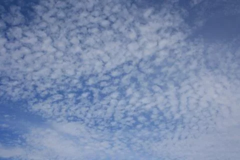 Clouds on the autumn sky. Stock Photos