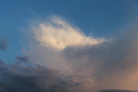 Clouds on a background of blue sky 写真素材