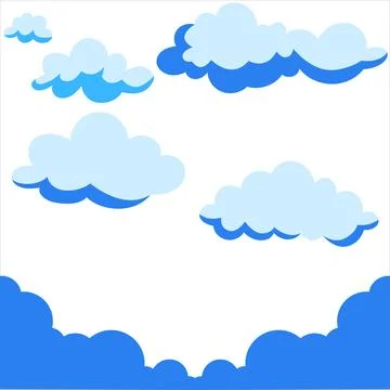 Clouds background. Cloud design. Cloud design background. clouds Stock Illustration