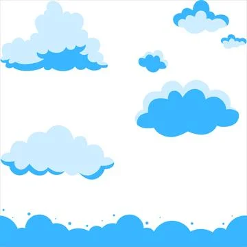 Clouds background. Cloud design. Cloud design background. clouds Stock Illustration