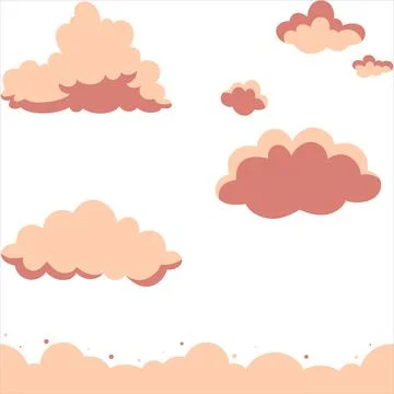 Clouds background. Cloud design. Cloud design background. clouds Stock Illustration