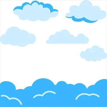 Clouds background. Cloud design. Cloud design background. clouds Stock Illustration