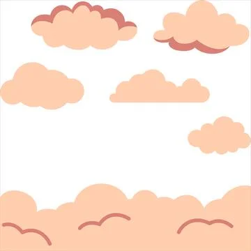 Clouds background. Cloud design. Cloud design background. clouds Stock Illustration