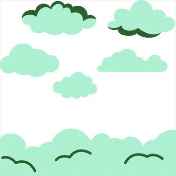 Clouds background. Cloud design. Cloud design background. clouds Stock Illustration