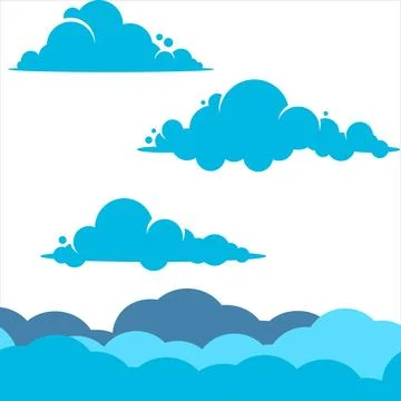 Clouds background. Cloud design. Cloud design background. clouds Stock Illustration