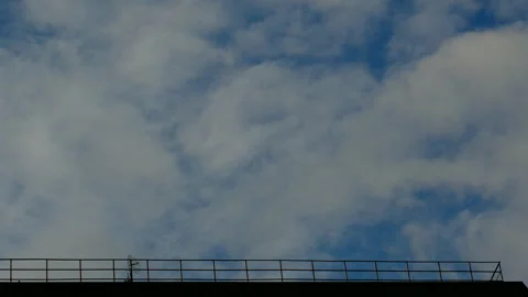 Clouds background. Cloud time lapse Stock Footage 296163387