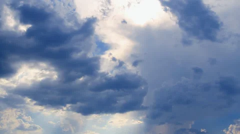 Clouds on a background cloudy sky Stock Footage 30302504