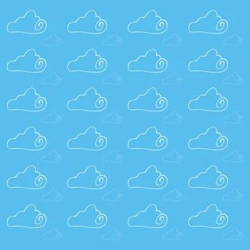 Clouds background design Stock Illustration