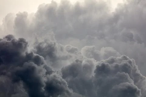 Clouds background. Dramatic grey clouds Stock Photos