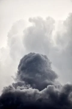 Clouds background. Dramatic grey clouds Stock Photos