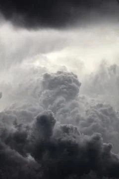 Clouds background. Dramatic grey clouds Stock Photos