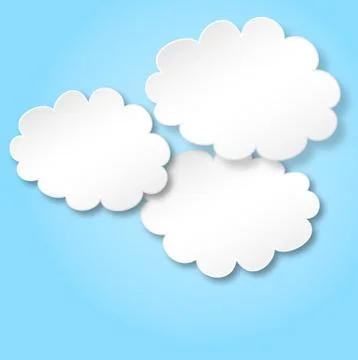 Clouds as background Stock Illustration