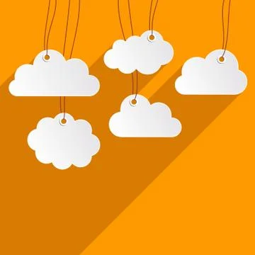 Clouds background Illustrazione stock