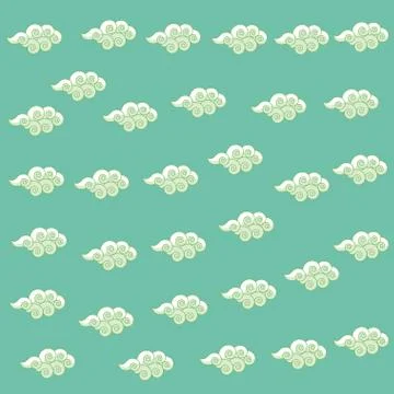 Clouds background pattern Stockillustratie