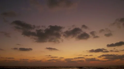 Clouds on the background of the setting sun Stock Footage 94138911