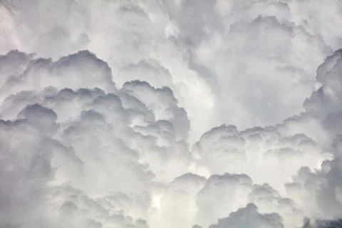 Clouds background. view from the height of the clouds Stock Photos