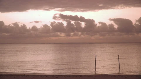 Clouds On The Beach Stock Footage 170475828