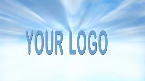 Clouds &amp; Beam Trailer After Effects stock