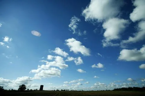 Clouds on a beautiful afternoon Stock Photos