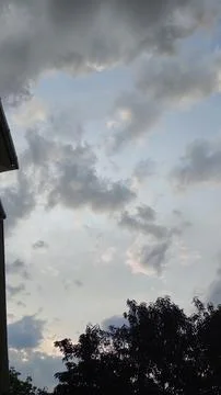 Clouds on a beautiful blue sky Stock Photos