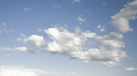 Clouds on a beautiful sky: timelapse Stock Footage 479280