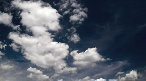 Clouds on a beautiful sky: timelapse Video stock 479317
