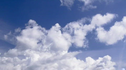 Clouds on a beautiful sky: timelapse Video stock 479450