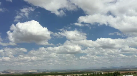 Clouds on a beautiful sunny day 9 Stock Footage 52789537