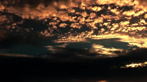 Clouds at beautiful sunset time Stock Footage 68881822