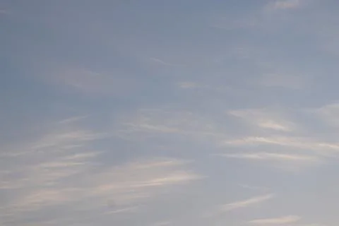 Clouds of beauty in evening Stock Photos