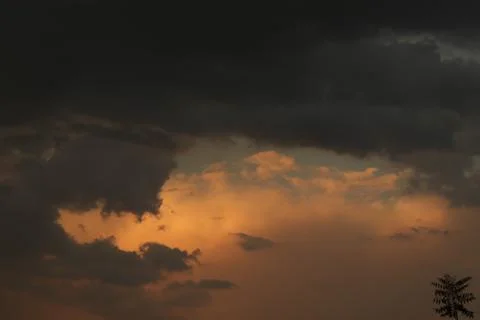 Clouds beauty in the sky Stock Photos