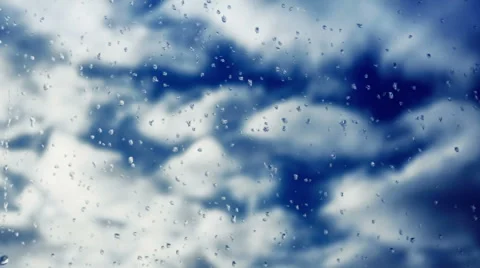 Clouds behind the window -  HD Stock Footage 45905455
