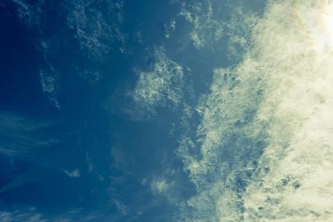 Clouds from below Stock Photos