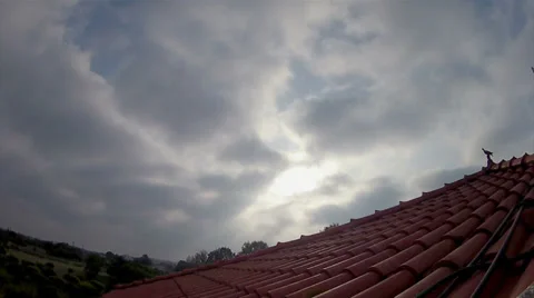 Clouds From Below Timelapse B Stock Footage 37352295