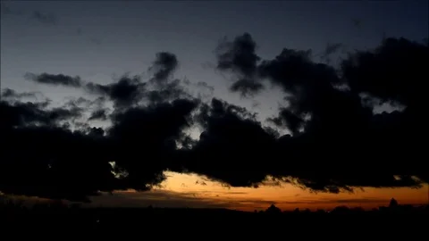 Clouds in Berlin Stock Footage 72569842