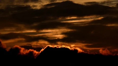 Clouds in Berlin Stock Footage 72569868