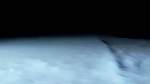 Clouds On Black Background Vidéo 95573296