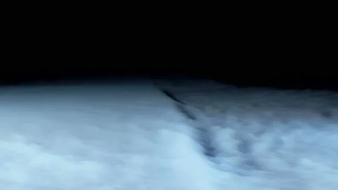 Clouds On Black Background 動画素材 95573497