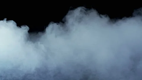 Clouds On Black Background Stock Footage 95961166