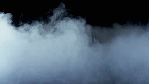 Clouds On Black Background Video stock 95961358