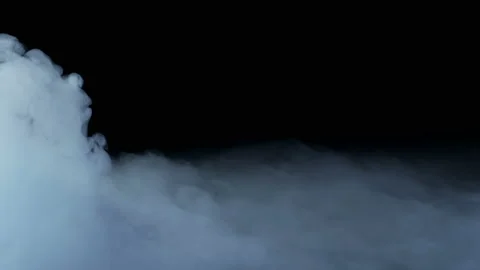 Clouds On Black Background Stock Footage 95962222