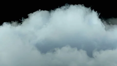Clouds On Black Background Video stock 96018816