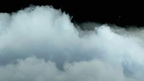 Clouds On Black Background 動画素材 96018971