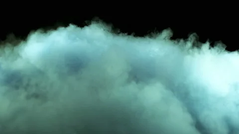 Clouds On Black Background 動画素材 96019176