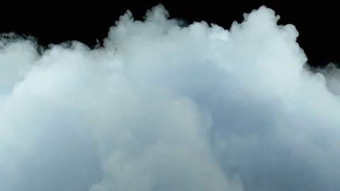 Clouds On Black Background Stock Footage 96019369